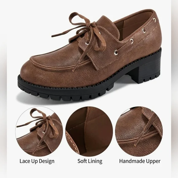 Ablanczoom Platform Oxford Shoes #911 - Picture 9 of 13